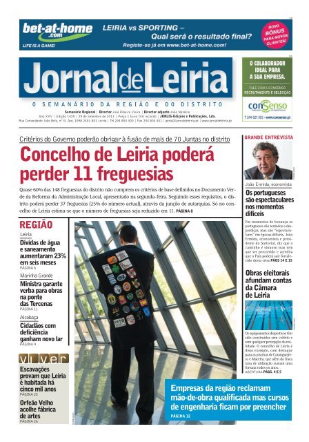 Jornal de Leiria - Portugal dá hoje o pontapé de saída no Mundial do Catar