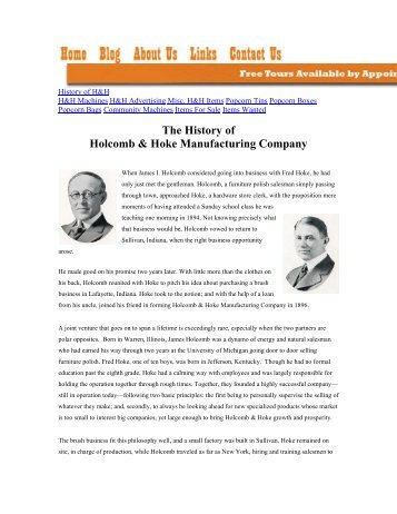 files/Holcomb & Hoke History.pdf - Cretors