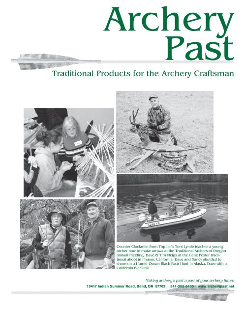 Traditional Products for the Archery Craftsman - Archery Past