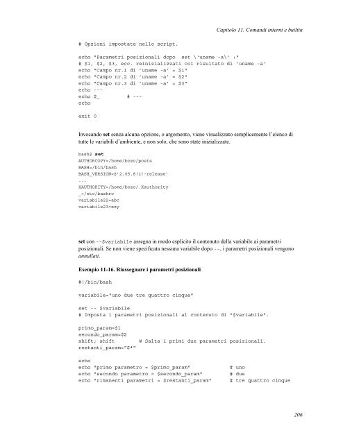 Guida avanzata di scripting Bash - Portale Posta DMI