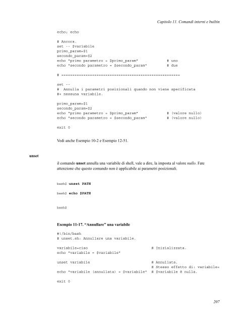 Guida avanzata di scripting Bash - Portale Posta DMI