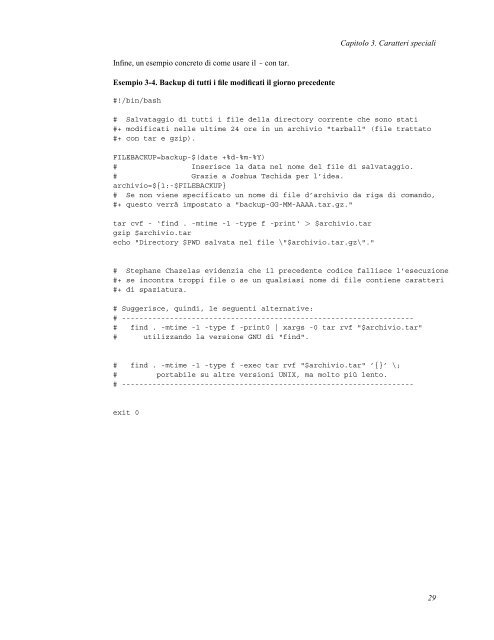 Guida avanzata di scripting Bash - Portale Posta DMI