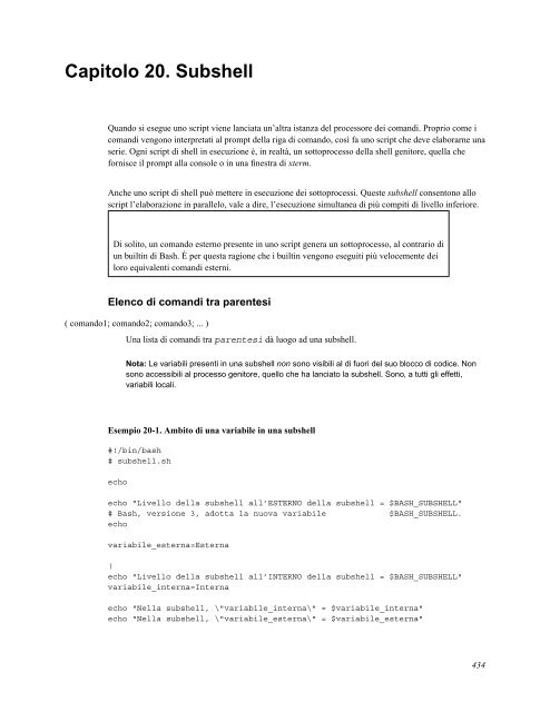 Guida avanzata di scripting Bash - Portale Posta DMI