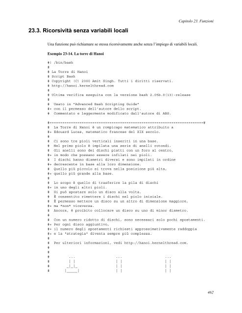 Guida avanzata di scripting Bash - Portale Posta DMI