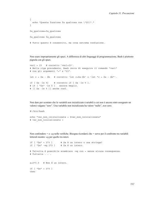 Guida avanzata di scripting Bash - Portale Posta DMI