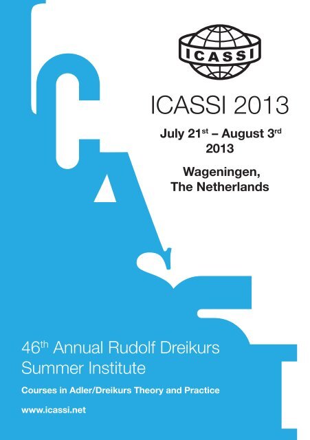 ICASSI 2013 - North American Society of Adlerian Psychology
