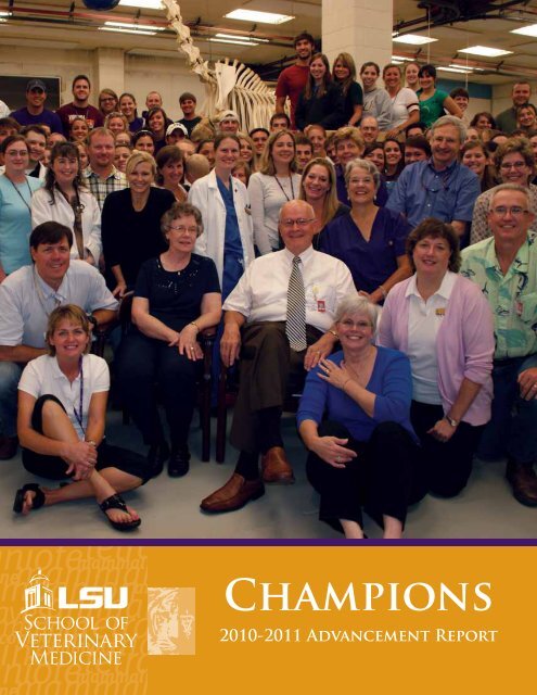 Champions - School of Veterinary Medicine - Louisiana State ...
