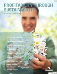 PROFITABILITY THROUGH SUSTAINABILITY… - Cascades