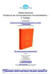 William Boericke Handbuch der homöopathischen Arzneimittellehre ...