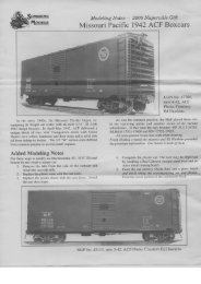 Missouri Paciﬁc 1942 ACF Boxcars - Sunshine Models HO scale ...