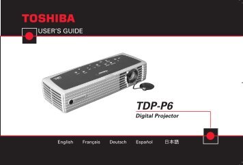 TDP-P6 Digital Projector - Aboutprojectors.com