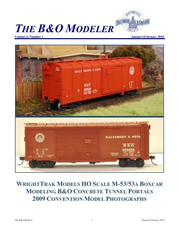 B&O Modeler - Baltimore and Ohio Railroad Historical Society