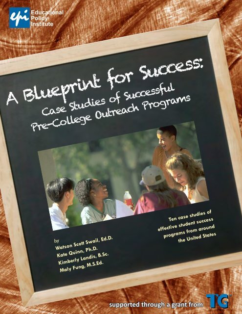 A BluePrint for Success: Case Studies of Successful - Educational ...