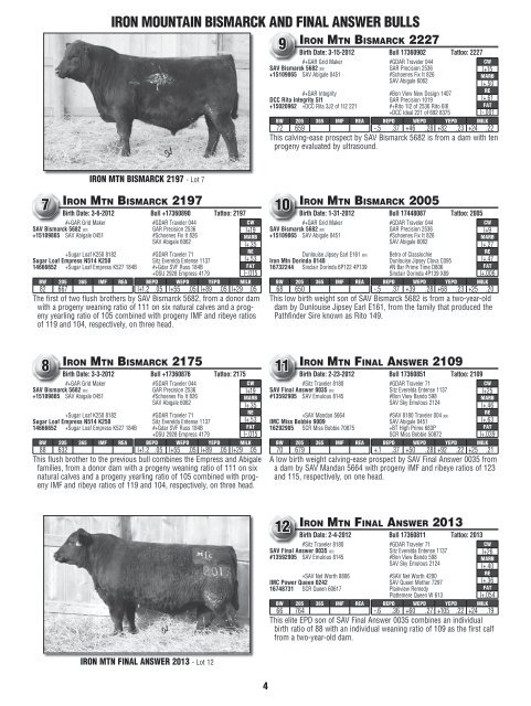 download sale catalog - Iron Mountain Cattle Co.