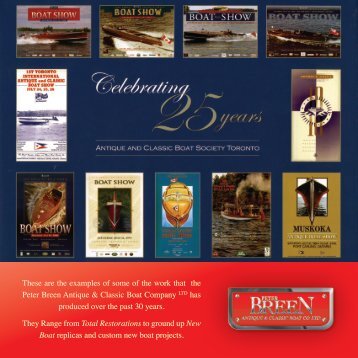 Celebrating 25 Years: Antique and Classic Boat ... - Breen Boats.com