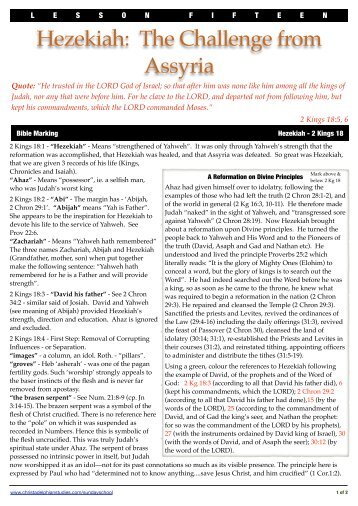 Bible Marking Notes - Christadelphian Studies