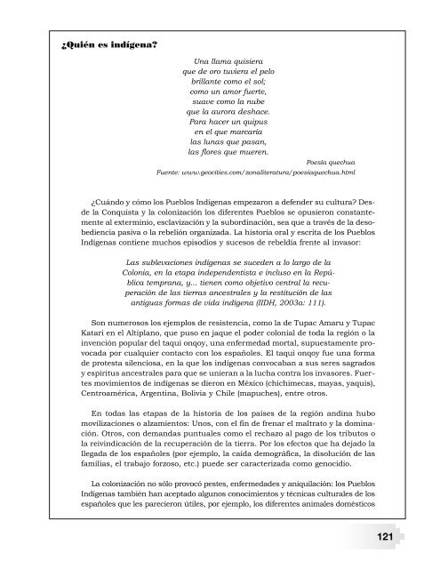 Derechos Indígenas Derechos Indígenas - Fondo Indígena