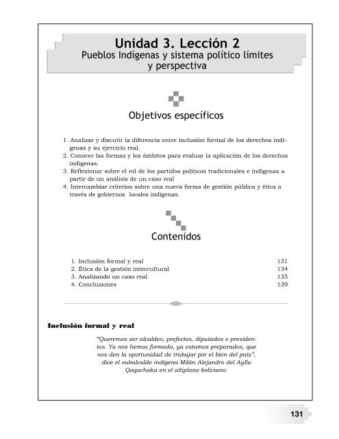 Derechos Indígenas Derechos Indígenas - Fondo Indígena