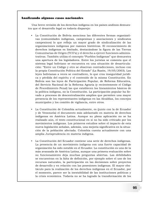 Derechos Indígenas Derechos Indígenas - Fondo Indígena