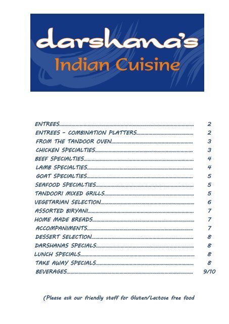 Final menu of city restaurant.pdf - Darshanas Indian Cuisine