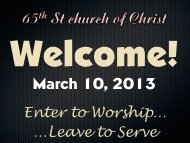 PDF - West 65th Street church of Christ