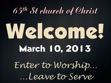 PDF - West 65th Street church of Christ