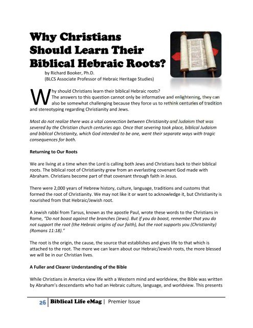 Biblical Life eMag - Biblical Life College & Seminary