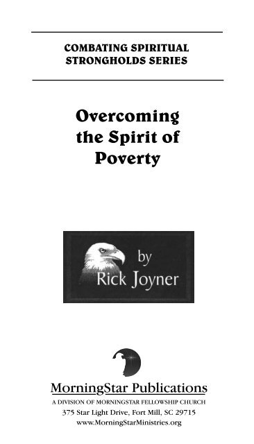 Overcoming the Religious Spirit ebook - MorningStar Ministries