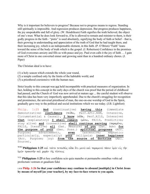 Philippians - Verse-by-Verse Biblical Exegesis