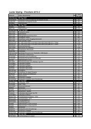 Lester Styling - Preisliste 2012-2 - Tuner.ch
