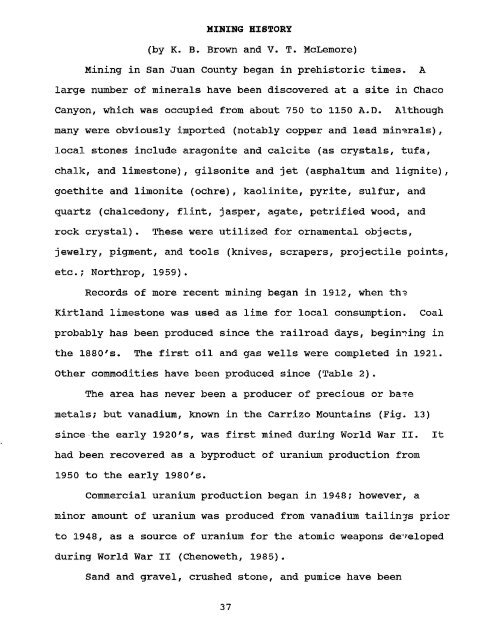 Open-file Report 232 - New Mexico Bureau of Geology & Mineral ...