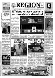 Del 21 al 27 de octubre de 2011 - REGION Empresa Periodística