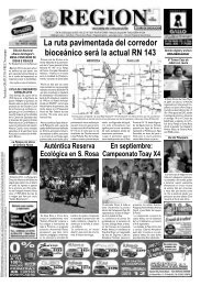 Del 24 al 30 de agosto de 2012 - REGION Empresa Periodística