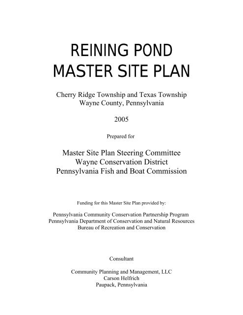 Complete report - Pennsylvania Fish and Boat Commission