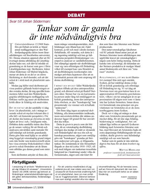 Tidningen som pdf - SULF