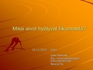 Miksi aivot hyötyvät liikunnasta? - YTHS