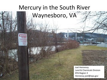 Mercury in the South River, Waynesboro, VA (PDF)
