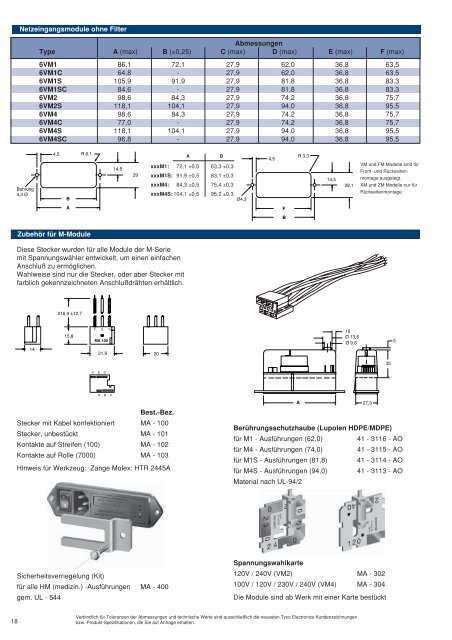 IEC-Stecker mit Filter