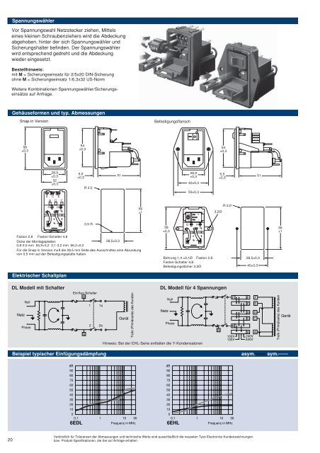 IEC-Stecker mit Filter