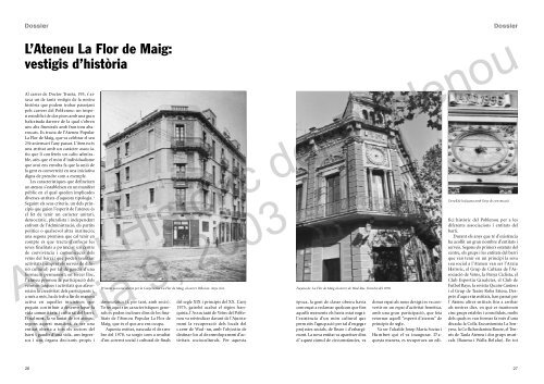 L'Ateneu La Flor de Maig - Arxiu Històric del Poblenou