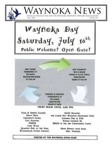 Waynoka News - Lake Waynoka