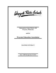 09-11 WEA Contract - Wayzata Public Schools