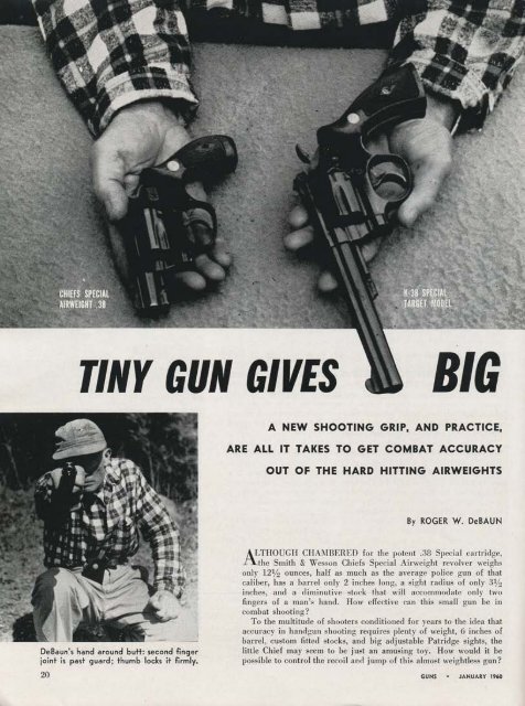 GUNS Magazine January 1960