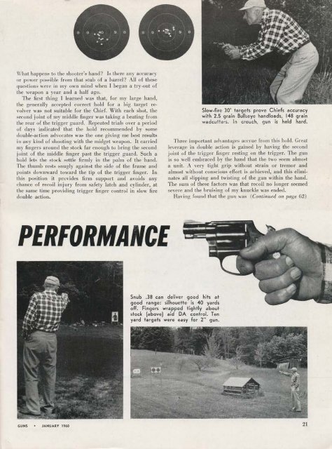 GUNS Magazine January 1960