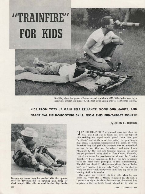 GUNS Magazine January 1960