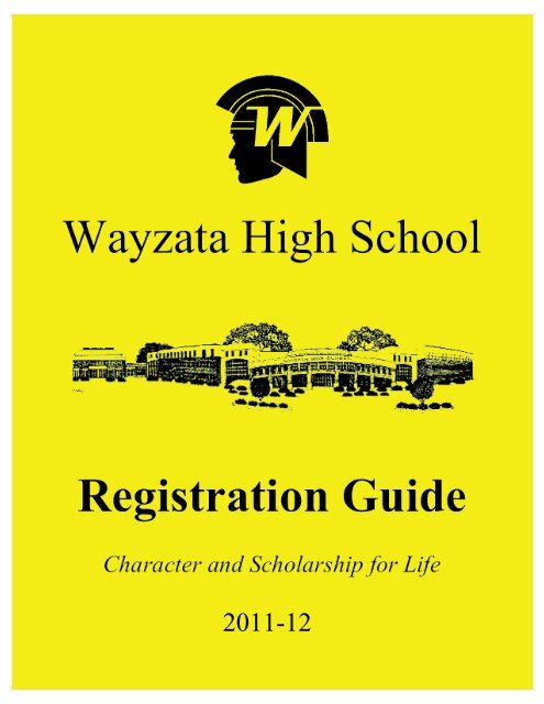 Registration Guide 2011-2012 - Wayzata Public Schools