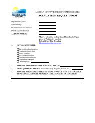 Agenda Submission Form - Lincoln County, Oregon