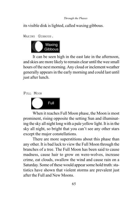 Predicting Weather By The Moon - Xavier University Libraries