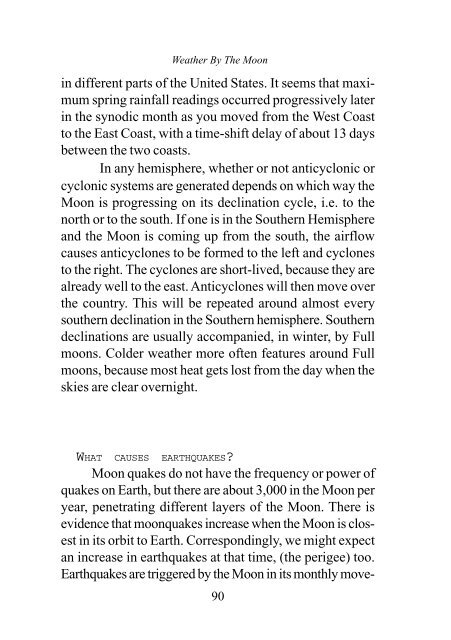 Predicting Weather By The Moon - Xavier University Libraries