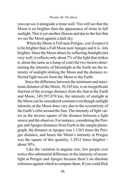 Predicting Weather By The Moon - Xavier University Libraries